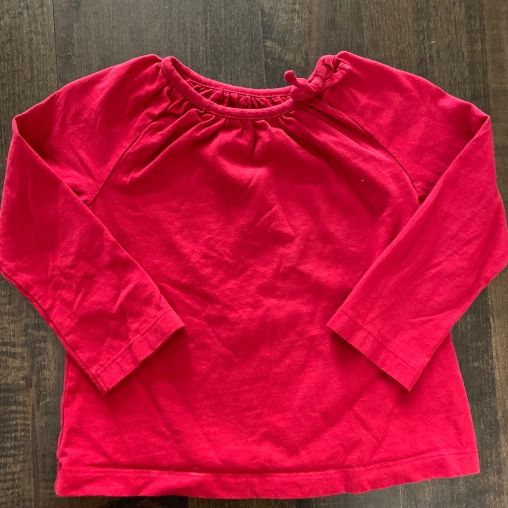 Gap red long sleeved shirt